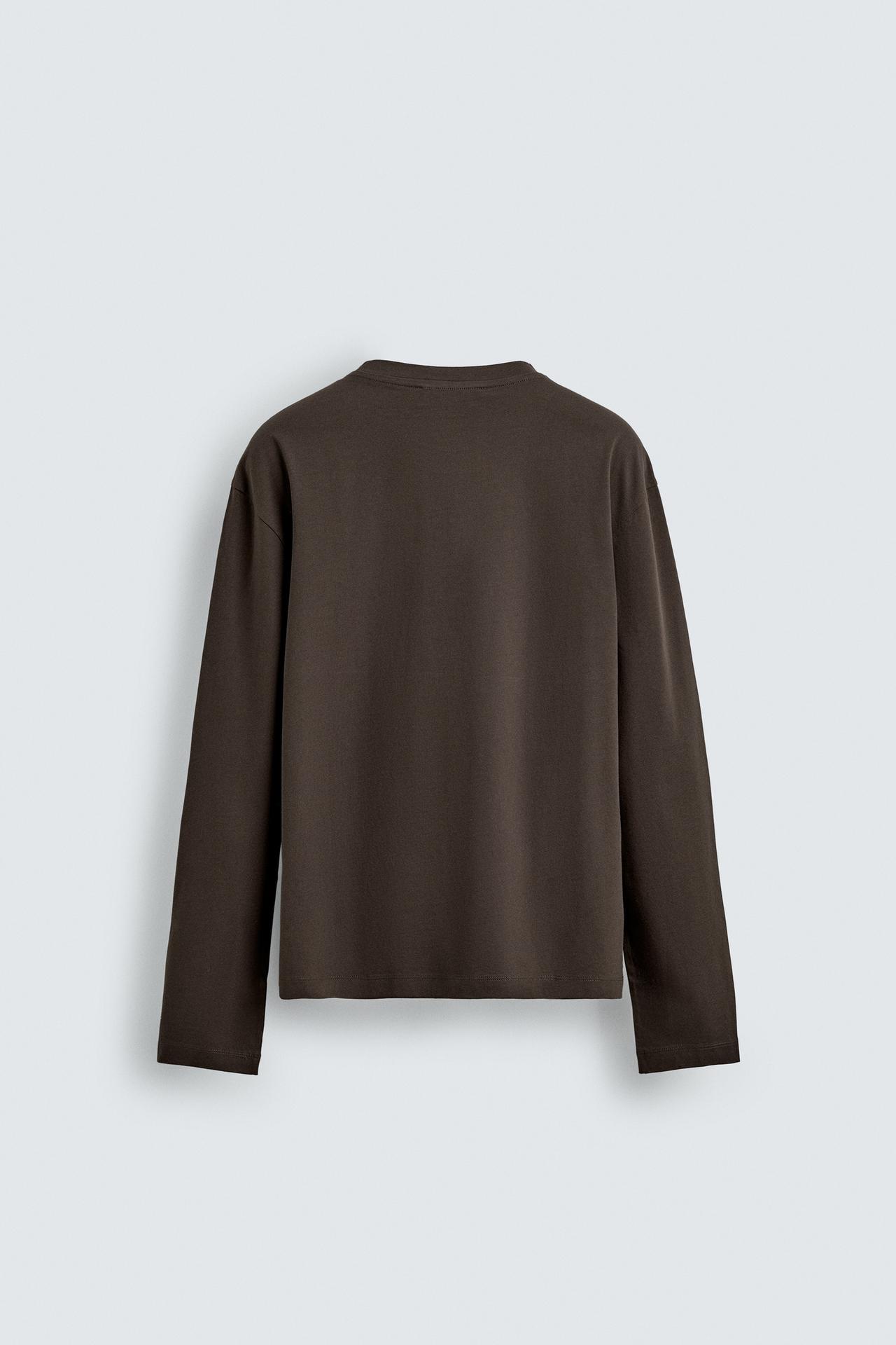 2 Pieces Full Sleeves T-Shirt ( BROWN & DARK GRAY )