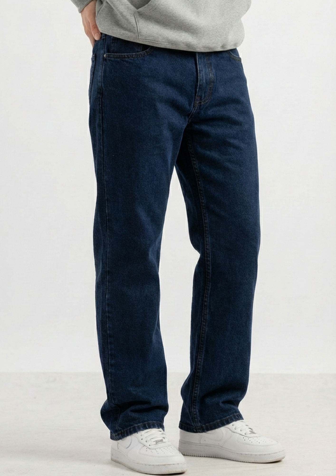 Men's Regular Fit Pack Of 2 - Jeans (Black & Dark blue)