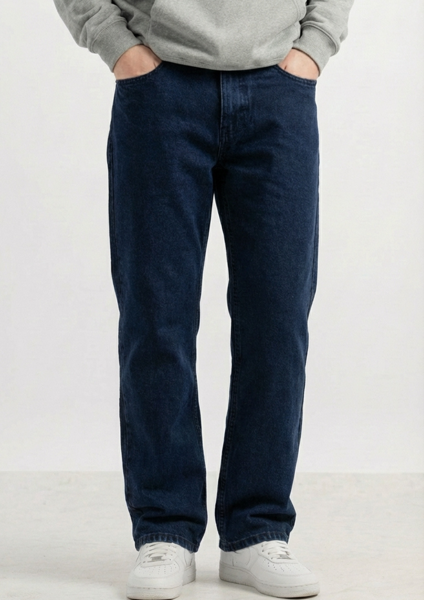 Men's Regular Fit Pack Of 2 - Jeans (Light gray & Dark blue)