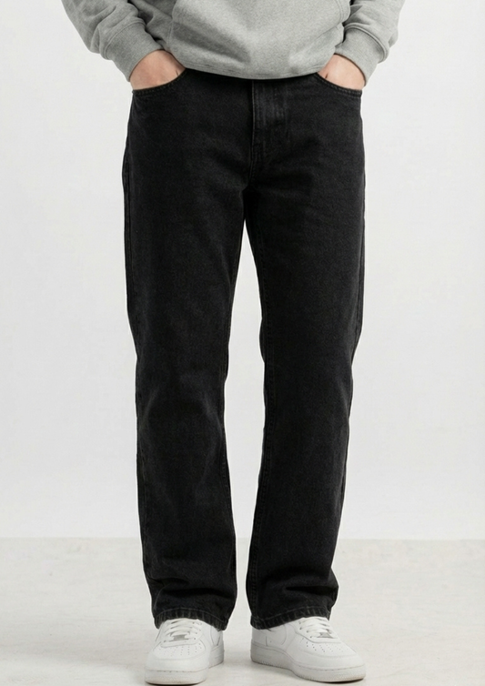 Men's Regular Fit ( BLACK ) Jean