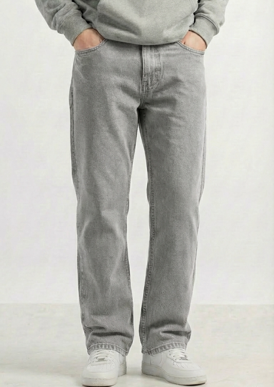 Men's Regular Fit ( Light gray ) Jean
