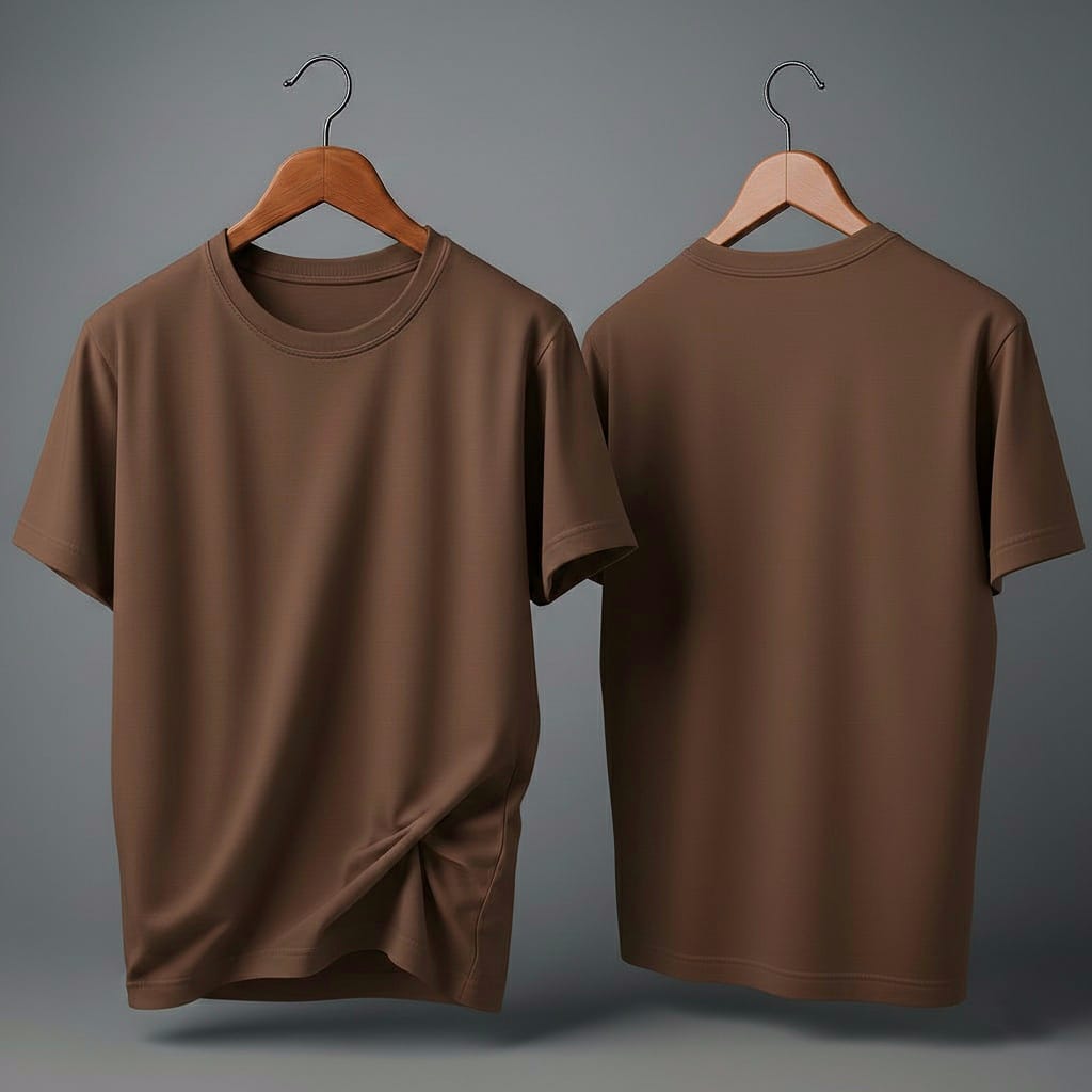 Drop Shoulder Pack of Two (Brown & Yellow)