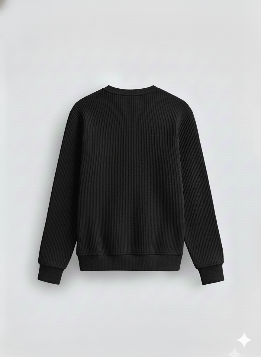 2 Pieces Waffle Knit Henley Pack (Black & Navy)