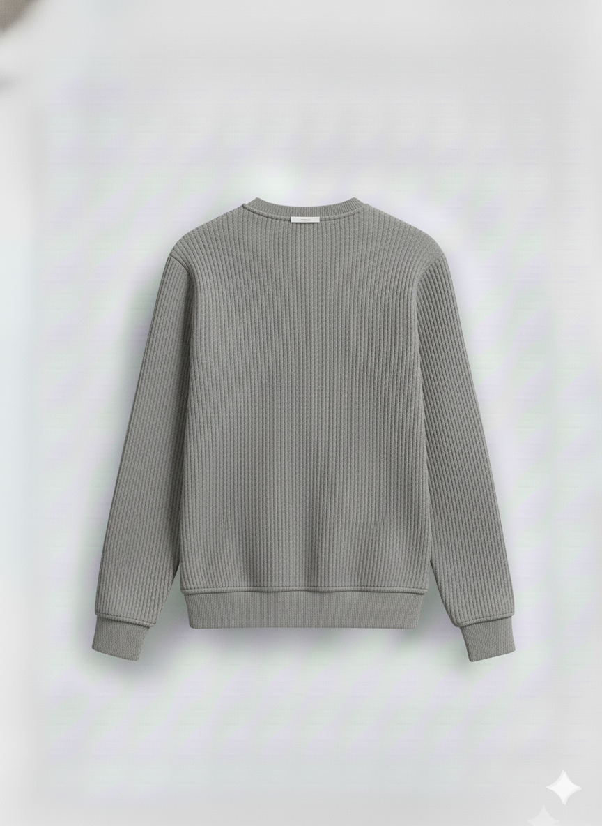 2 Pieces Waffle Knit Henley Pack (Gray & Cream)