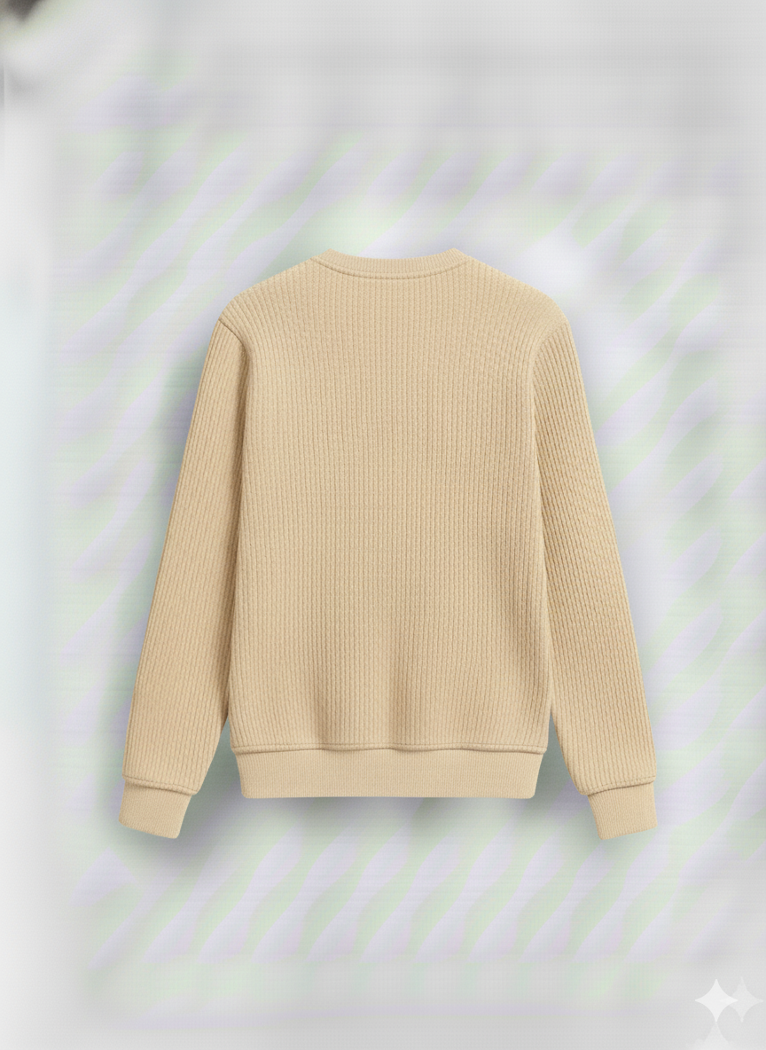 2 Pieces Waffle Knit Henley Pack (Black & Cream)